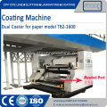 Duplex coating head multifunction pape coating machine